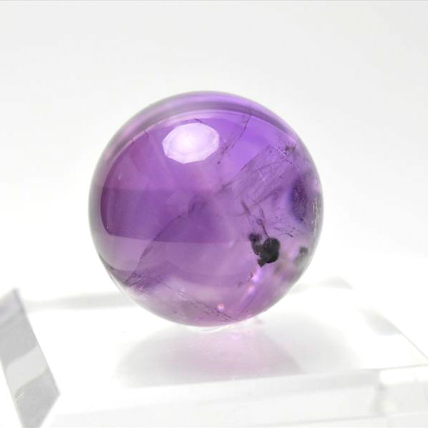 ロマネサイト　アメジスト　ファントム　紫水晶　Romanechite　丸玉　スフィア　天然石　パワーストーン