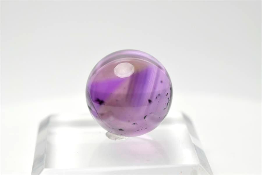 ロマネサイト　アメジスト　ファントム　紫水晶　Romanechite　丸玉　スフィア　天然石　パワーストーン