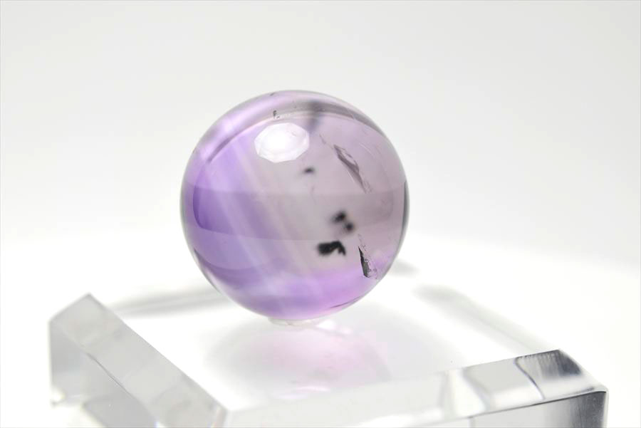 ロマネサイト　アメジスト　ファントム　紫水晶　Romanechite　丸玉　スフィア　天然石　パワーストーン