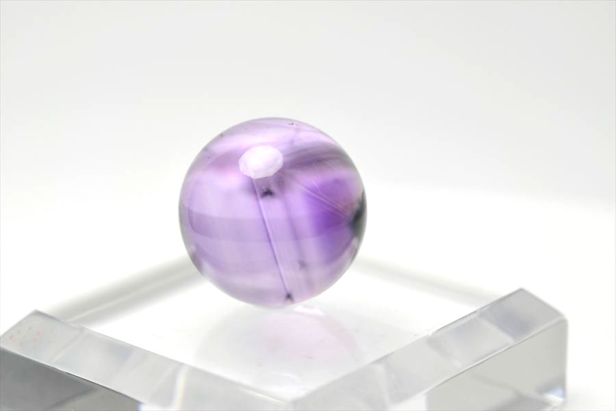 ロマネサイト　アメジスト　ファントム　紫水晶　Romanechite　丸玉　スフィア　天然石　パワーストーン