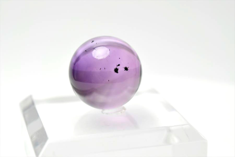 ロマネサイト　アメジスト　ファントム　紫水晶　Romanechite　丸玉　スフィア　天然石　パワーストーン