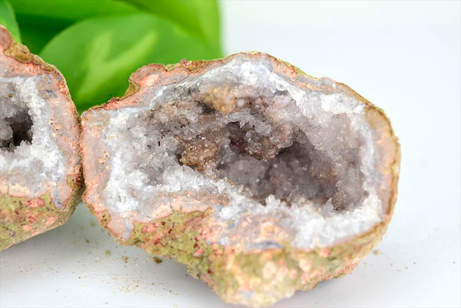 メキシコ・チワワ州　キャンディアップルジオード　Candy Apple geode　ジオードクラッキング　原石　天然石　パワーストーン