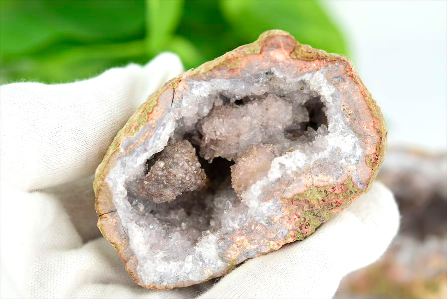メキシコ・チワワ州　キャンディアップルジオード　Candy Apple geode　ジオードクラッキング　原石　天然石　パワーストーン