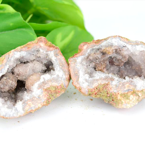 メキシコ・チワワ州　キャンディアップルジオード　Candy Apple geode　ジオードクラッキング　原石　天然石　パワーストーン