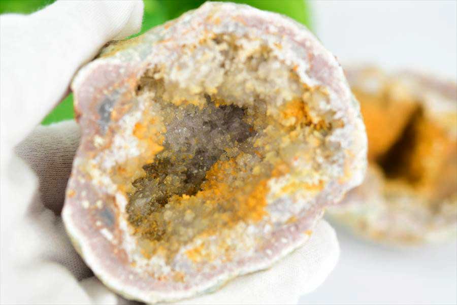 メキシコ・チワワ州　キャンディアップルジオード　Candy Apple geode　ジオードクラッキング　原石　天然石　パワーストーン