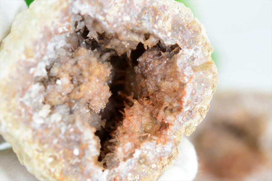 メキシコ・チワワ州　キャンディアップルジオード　Candy Apple geode　ジオードクラッキング　原石　天然石　パワーストーン