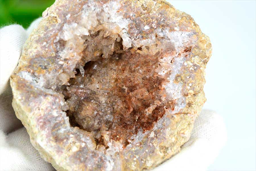 メキシコ・チワワ州　キャンディアップルジオード　Candy Apple geode　ジオードクラッキング　原石　天然石　パワーストーン