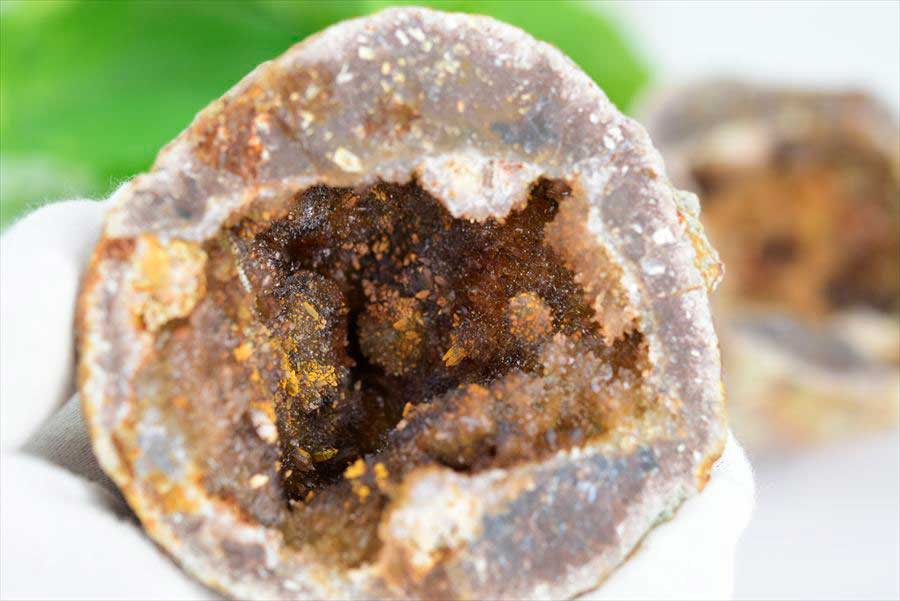 メキシコ・チワワ州　キャンディアップルジオード　Candy Apple geode　ジオードクラッキング　原石　天然石　パワーストーン