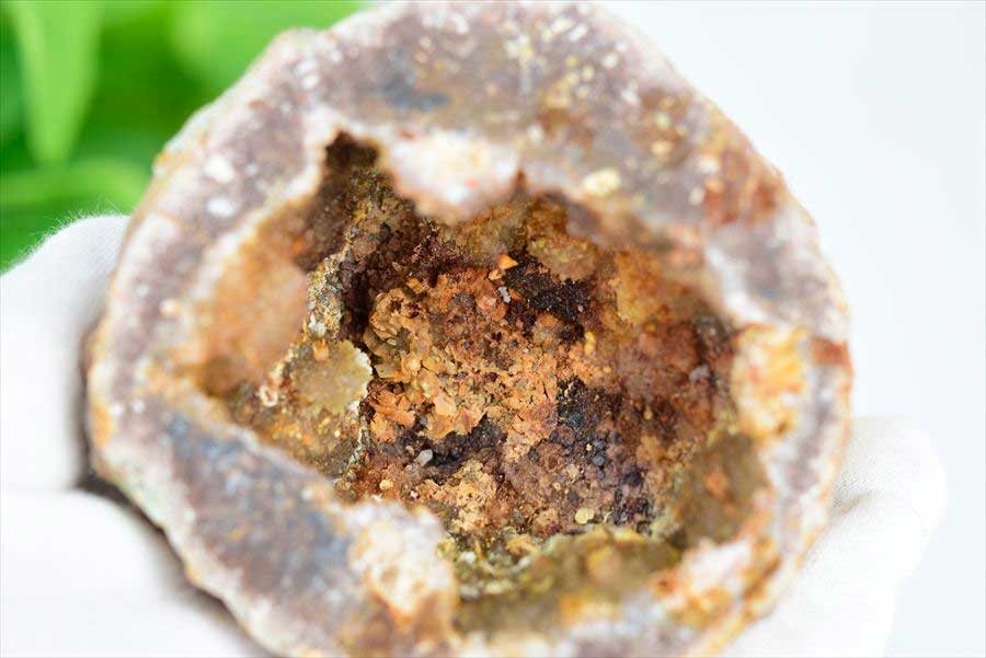 メキシコ・チワワ州　キャンディアップルジオード　Candy Apple geode　ジオードクラッキング　原石　天然石　パワーストーン