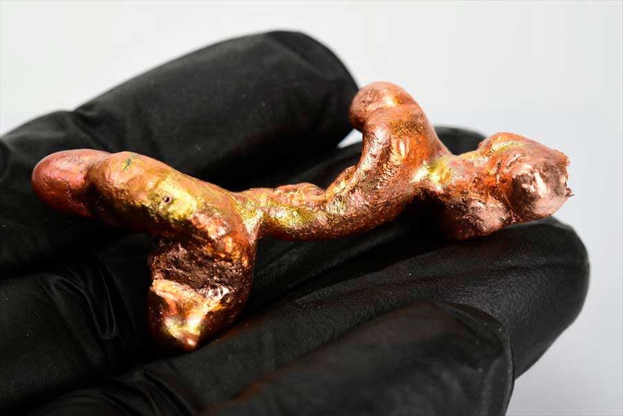 ミシガン州　自然銅　カッパー　コッパー　立体造形　スカルプチャー　Copper Sculpture Michigan　標本