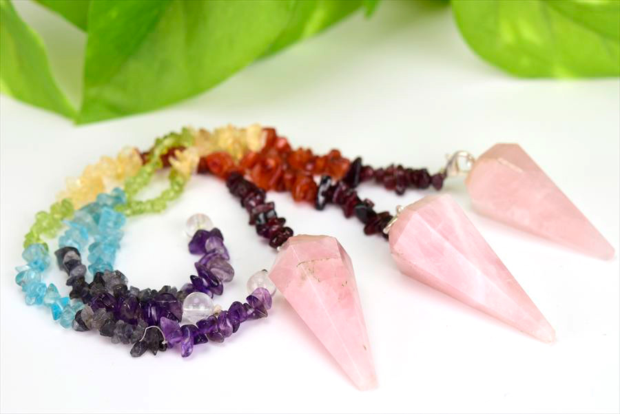 ダウジング　ペンデュラム　振り子　アメジスト　紫水晶　チャクラ　セブンチャクラ　インド産　天然石　パワーストーン