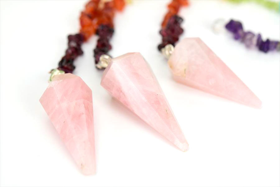 ダウジング　ペンデュラム　振り子　アメジスト　紫水晶　チャクラ　セブンチャクラ　インド産　天然石　パワーストーン