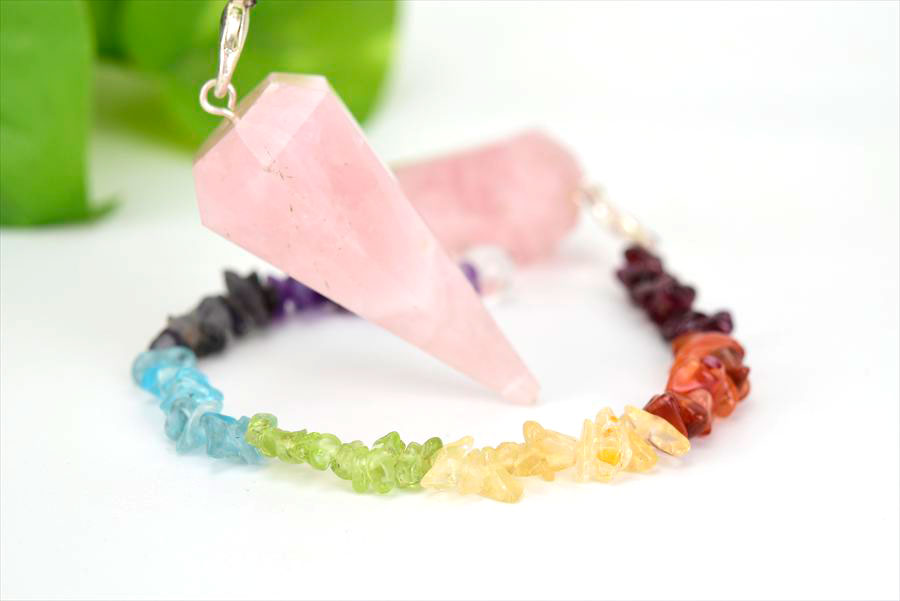 ダウジング　ペンデュラム　振り子　アメジスト　紫水晶　チャクラ　セブンチャクラ　インド産　天然石　パワーストーン