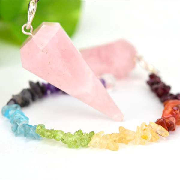 ダウジング　ペンデュラム　振り子　アメジスト　紫水晶　チャクラ　セブンチャクラ　インド産　天然石　パワーストーン