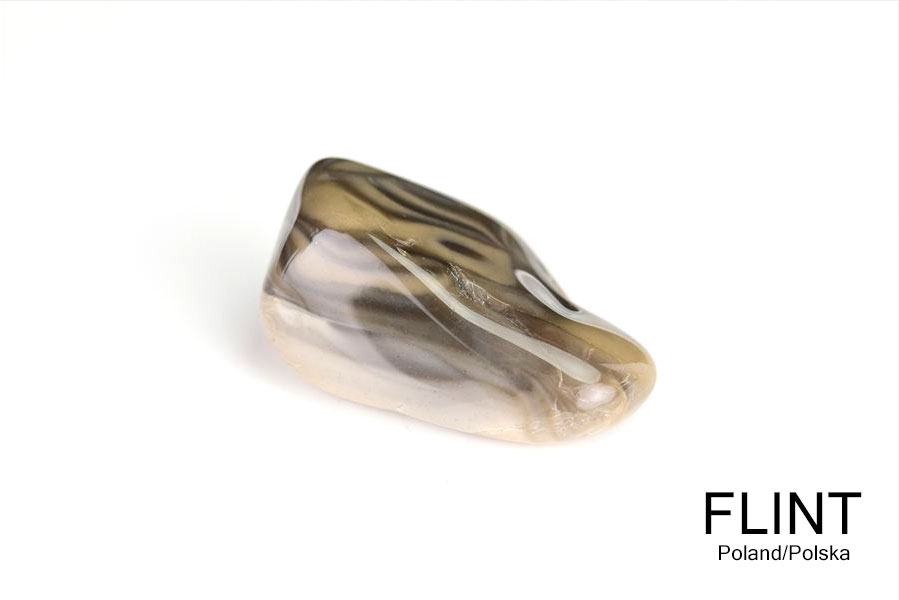 ポーランド産　フリント　堆積岩　flint　フリントストーン　タンブル　天然石　パワーストーン