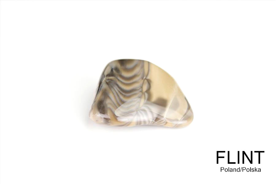 ポーランド産　フリント　堆積岩　flint　フリントストーン　タンブル　天然石　パワーストーン