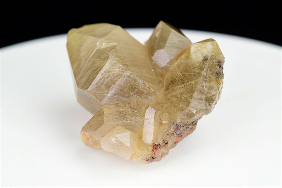 ゴールドルチル　クラスター　原石　結晶　金針水晶　置物　天然石　パワーストーン