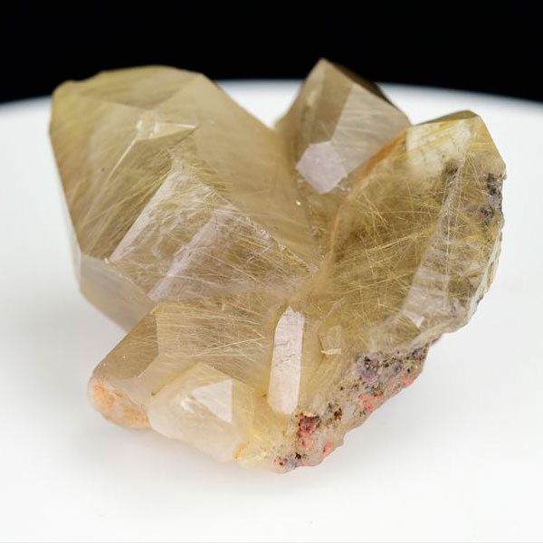 ゴールドルチル　クラスター　原石　結晶　金針水晶　置物　天然石　パワーストーン