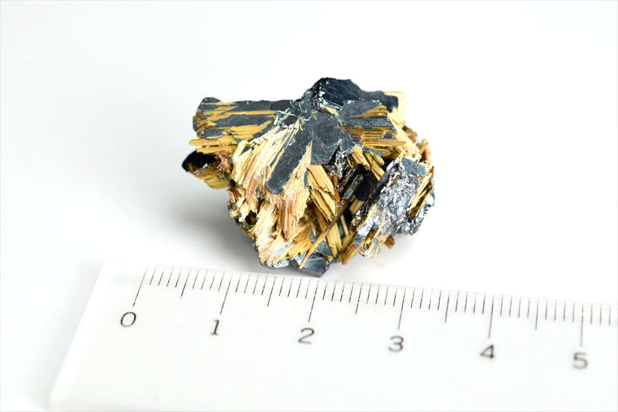 ゴールドルチル　クラスター　鉱物　原石　針状結晶　針のみ　むき出し　置物　天然石　パワーストーン