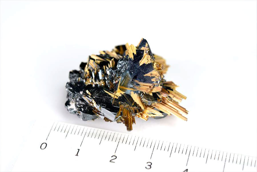 ゴールドルチル　クラスター　鉱物　原石　針状結晶　針のみ　むき出し　置物　天然石　パワーストーン