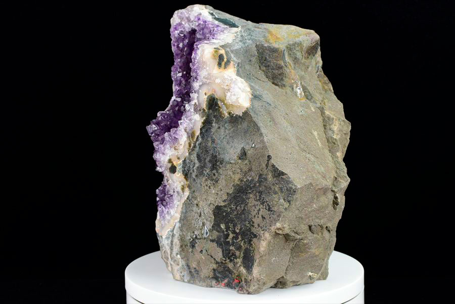 ワイルドアメジスト　ハンマークラッシュ　紫水晶　クラスター　原石　Artigas Uruguay　Hammered　インテリア　浄化　置物　カットベース