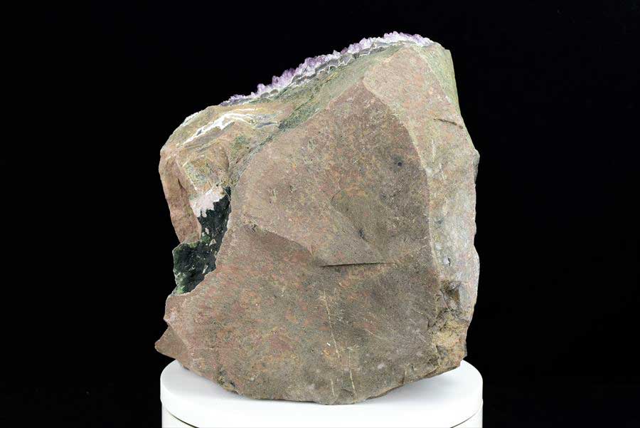 ワイルドアメジスト　ハンマークラッシュ　紫水晶　クラスター　原石　Artigas Uruguay　Hammered　インテリア　浄化　置物　カットベース