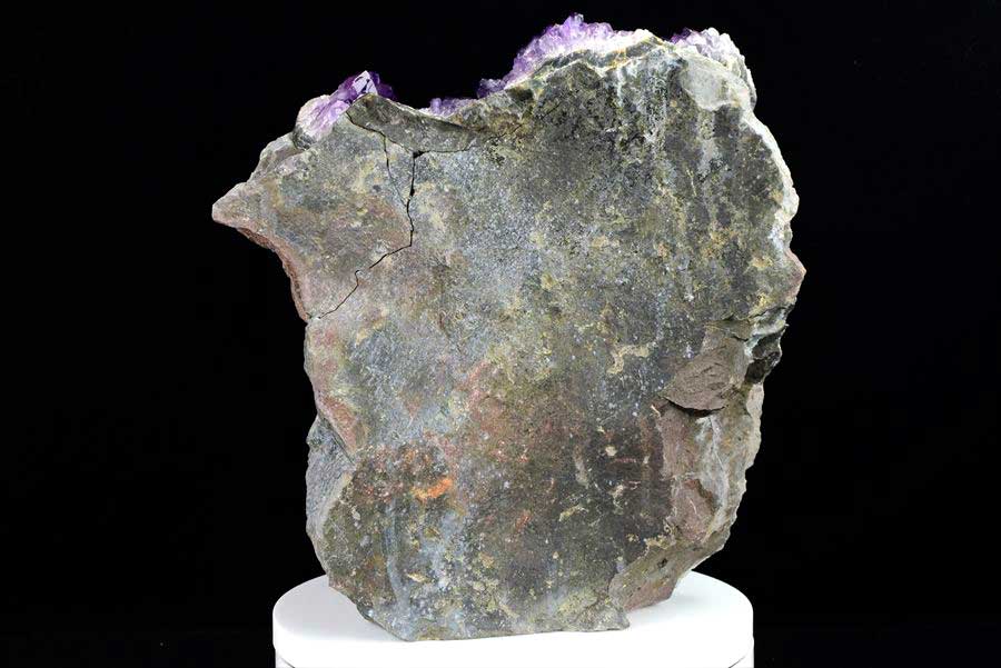 ワイルドアメジスト　ハンマークラッシュ　紫水晶　クラスター　原石　Artigas Uruguay　Hammered　インテリア　浄化　置物　カットベース