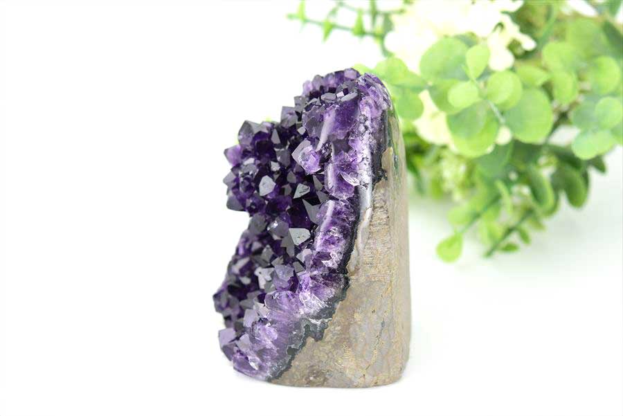 アメジスト　紫水晶　クラスター　原石　ウルグアイ産アメジスト　アルティガス　Artigas Uruguay　インテリア　浄化　置物　カットベース　天然石　パワーストーン