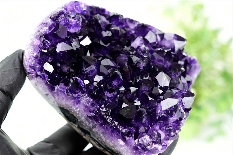 アメジスト　紫水晶　クラスター　原石　ウルグアイ産アメジスト　アルティガス　Artigas Uruguay　インテリア　浄化　置物　カットベース　天然石　パワーストーン