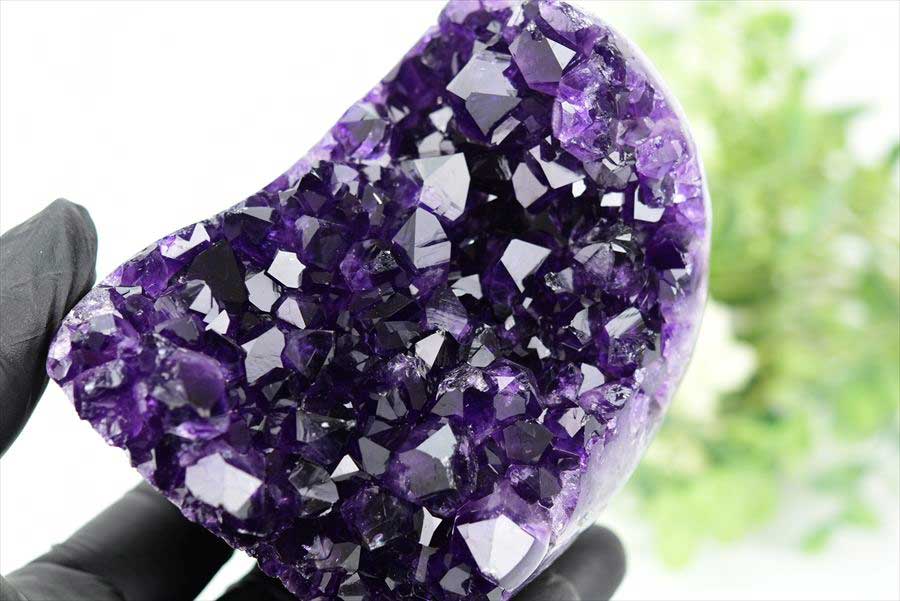 アメジスト　紫水晶　クラスター　原石　ウルグアイ産アメジスト　アルティガス　Artigas Uruguay　インテリア　浄化　置物　カットベース　天然石　パワーストーン