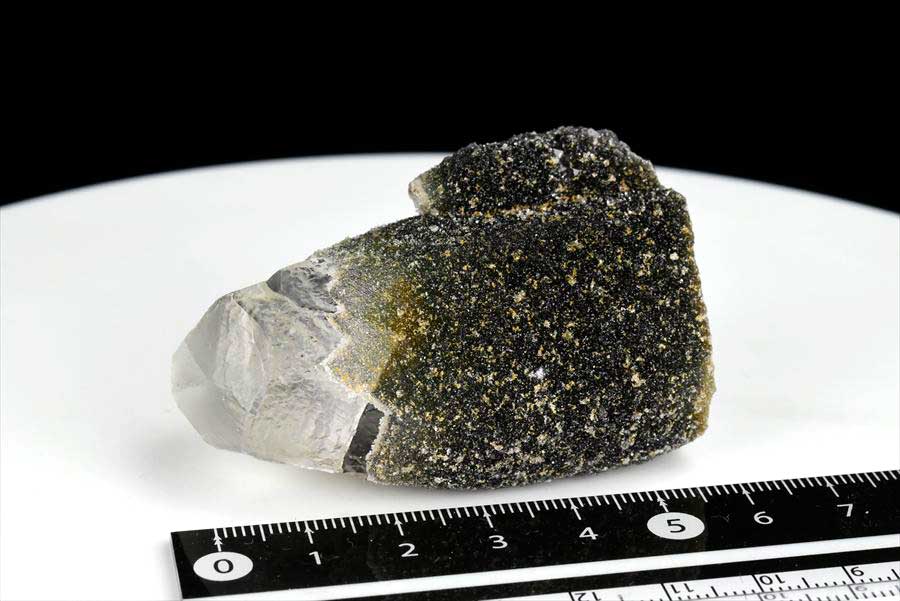 カルサイト 蛍光 ブラックアメジスト calcite covered amethyst アメジストコーティング 方解石 紫水晶 蛍光鉱物 ウルグアイ産