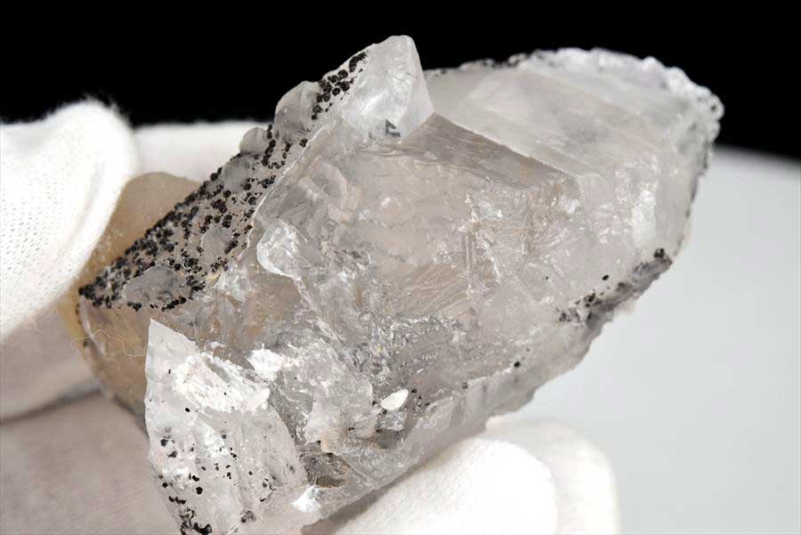 カルサイト 蛍光 ブラックアメジスト calcite covered amethyst アメジストコーティング 方解石 紫水晶 蛍光鉱物 ウルグアイ産