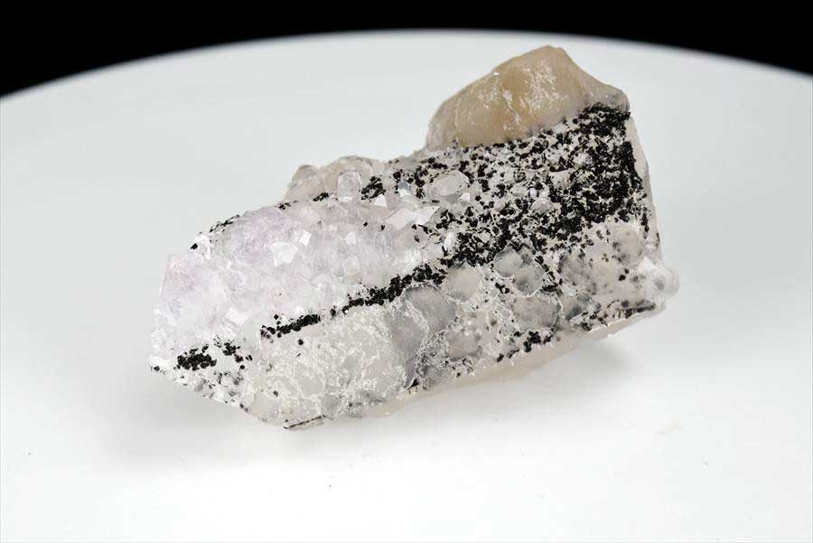 カルサイト 蛍光 ブラックアメジスト calcite covered amethyst アメジストコーティング 方解石 紫水晶 蛍光鉱物 ウルグアイ産