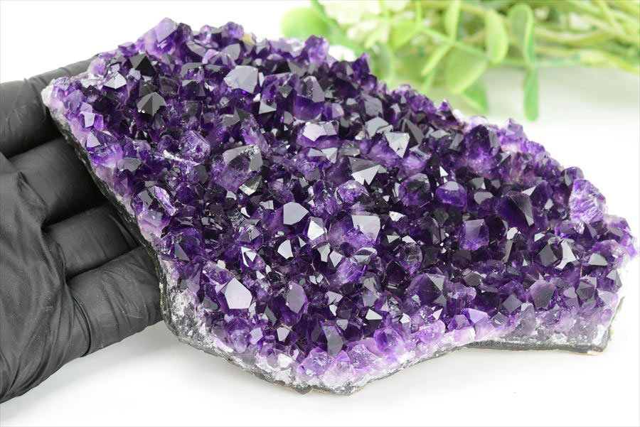 ウルグアイ　アルティガス　アメジスト　紫水晶　クラスター　原石　Amethyst　置物　天然石　パワーストーン