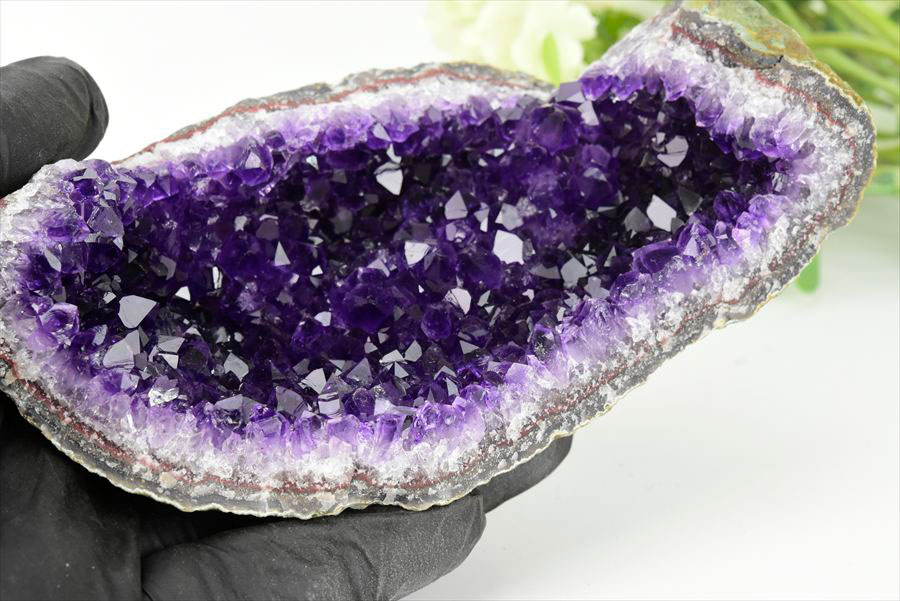 ウルグアイ　アルティガス　アメジスト　紫水晶　クラスター　原石　Amethyst　置物　天然石　パワーストーン