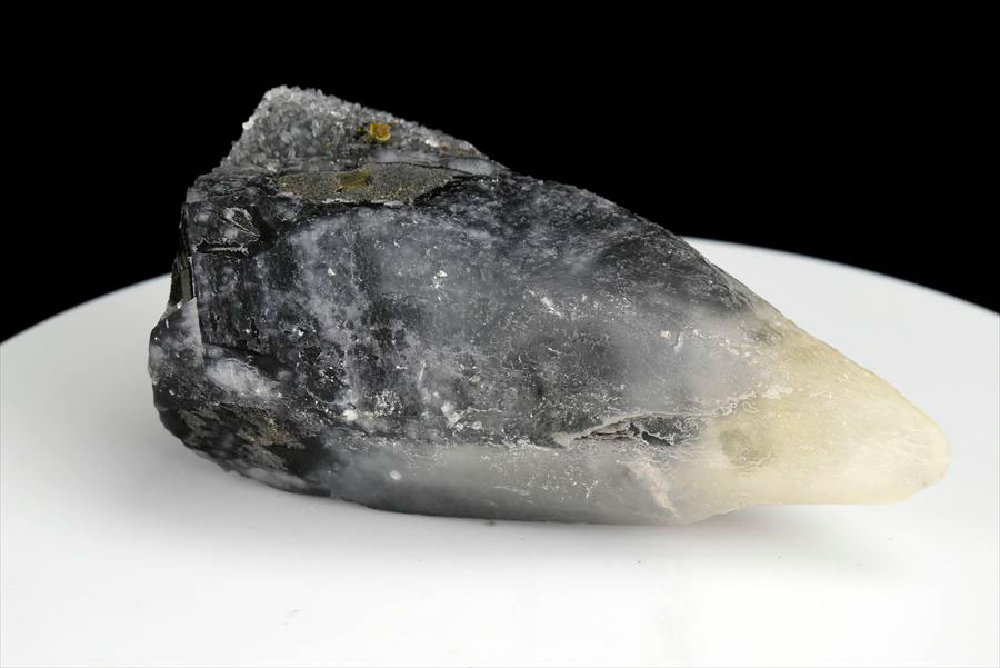 カルサイト 蛍光 ブラックアメジスト calcite covered amethyst アメジストコーティング 方解石 紫水晶 蛍光鉱物 ウルグアイ産