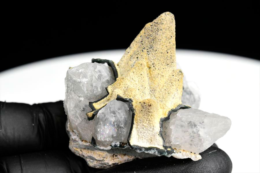 カルサイト 蛍光 Calcite 方解石 紫水晶 蛍光鉱物 ウルグアイ産