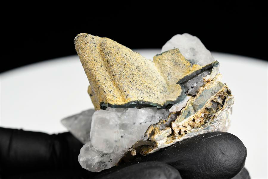カルサイト 蛍光 Calcite 方解石 紫水晶 蛍光鉱物 ウルグアイ産