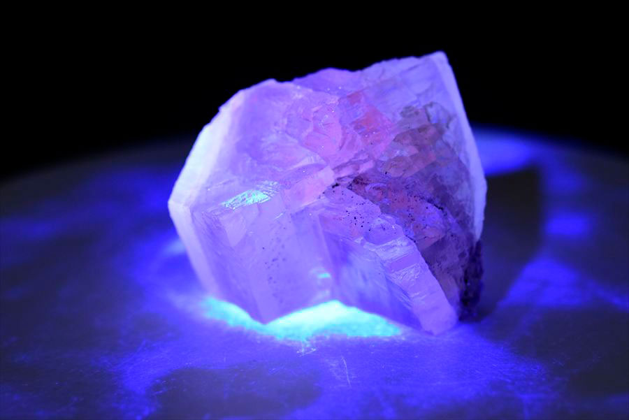 カルサイト 蛍光 アメジスト calcite amethyst ゲーサイト 方解石 紫水晶 蛍光鉱物 ウルグアイ産