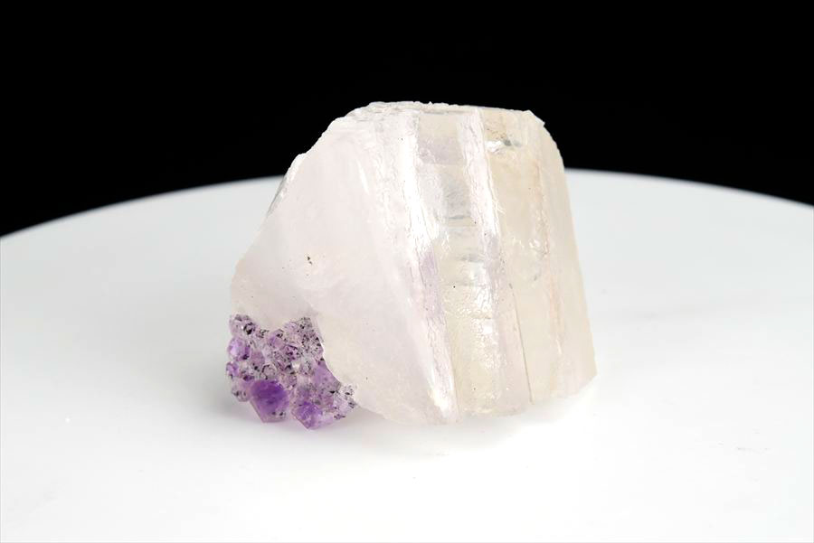 カルサイト 蛍光 アメジスト calcite amethyst ゲーサイト 方解石 紫水晶 蛍光鉱物 ウルグアイ産