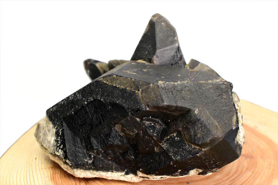 モリオン　黒水晶　クラスター　原石　結晶　浄化　置物　天然石　パワーストーン