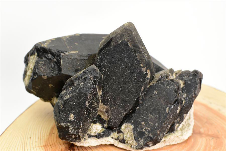モリオン　黒水晶　クラスター　原石　結晶　浄化　置物　天然石　パワーストーン