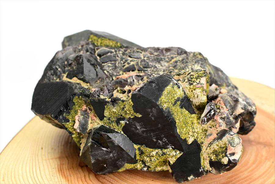 モリオン　黒水晶　クラスター　原石　結晶　浄化　置物　天然石　パワーストーン