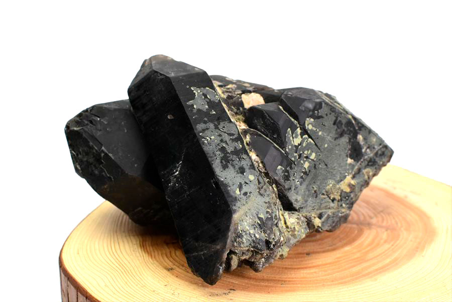 モリオン　黒水晶　クラスター　原石　結晶　浄化　置物　天然石　パワーストーン