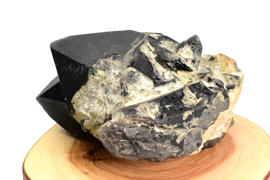 モリオン　黒水晶　クラスター　原石　結晶　浄化　置物　天然石　パワーストーン
