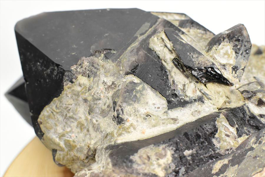 モリオン　黒水晶　クラスター　原石　結晶　浄化　置物　天然石　パワーストーン