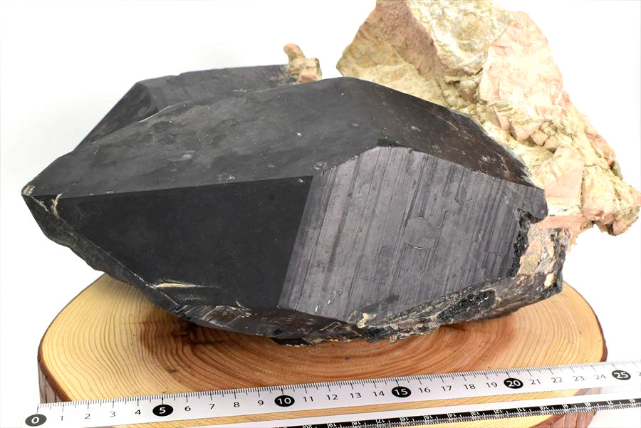 天然黒水晶（天然モリオン）原石 クラスター｜山東省五蓮産｜厄除け魔