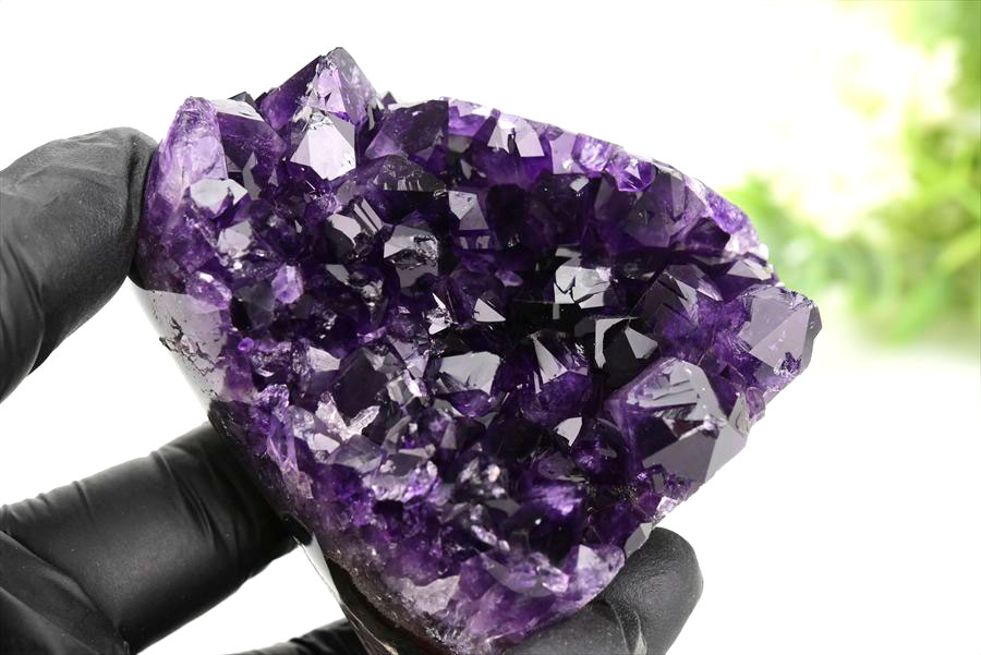 アメジスト　紫水晶　クラスター　原石　ウルグアイ産アメジスト　アルティガス　Artigas Uruguay　インテリア　浄化　置物　カットベース　天然石　パワーストーン