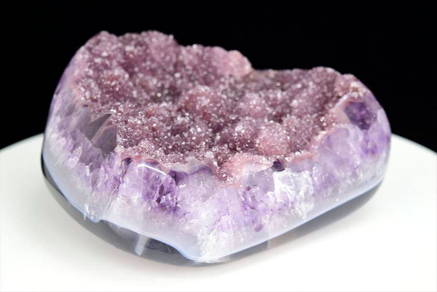 スノーキャップ　シュガーキャップ　アメジスト　Sugar Amethyst Snow Cap　アルティガス　Artigas Uruguay　結晶　天然石　パワーストーン