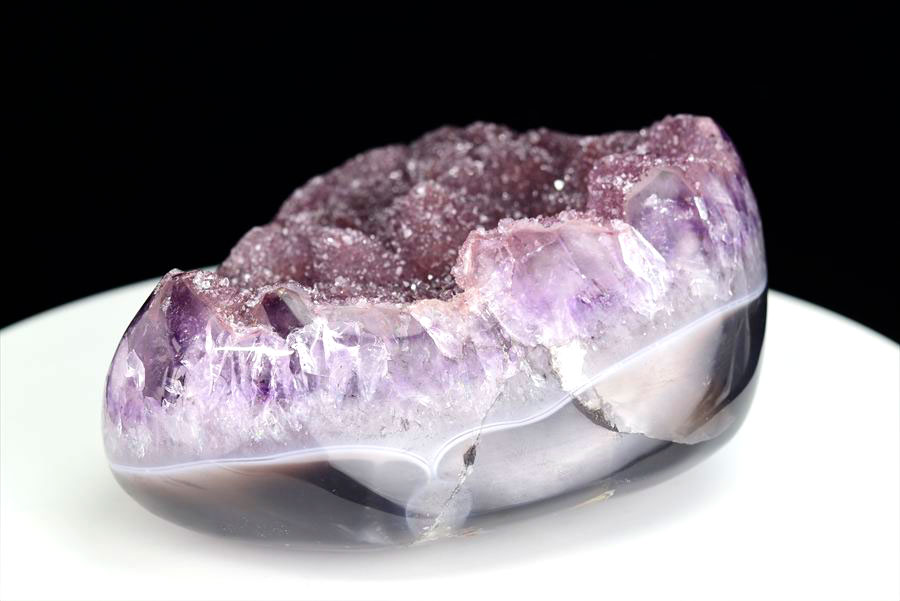 スノーキャップ　シュガーキャップ　アメジスト　Sugar Amethyst Snow Cap　アルティガス　Artigas Uruguay　結晶　天然石　パワーストーン